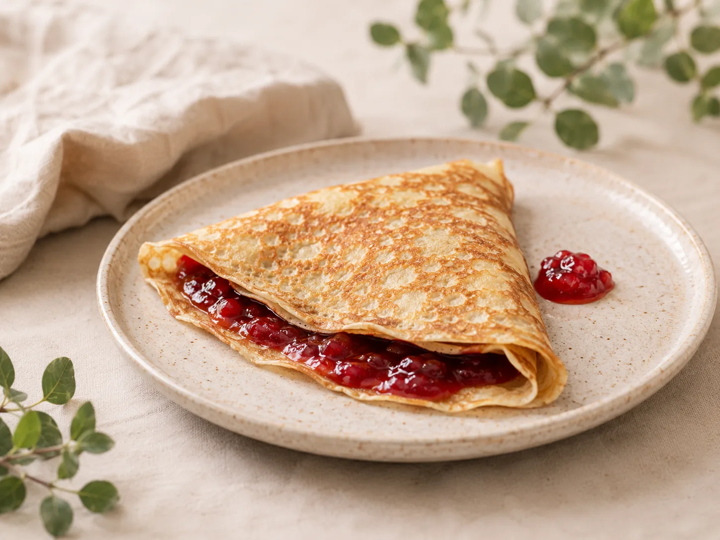 Crêpe à la Confiture